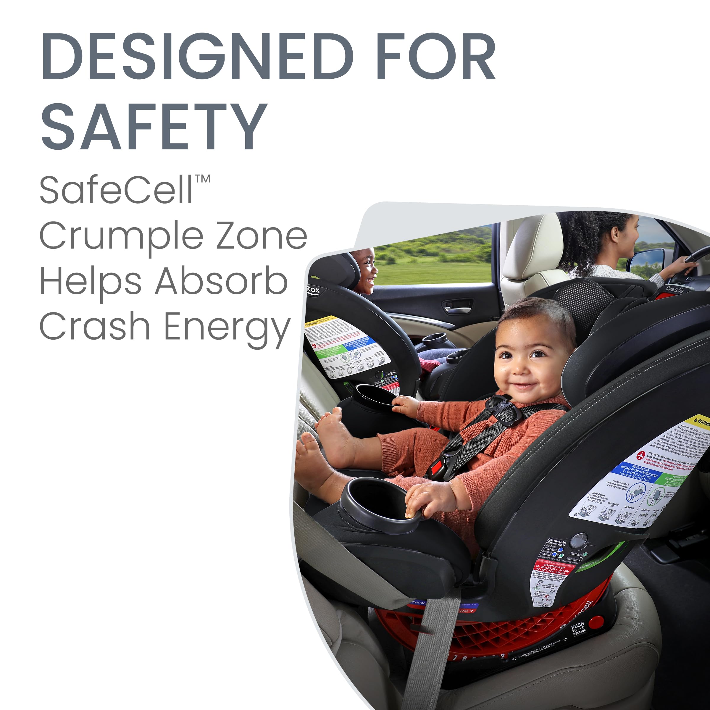 2025 Britax One4Life Asiento Convertible para Auto, De Frente y Contra Frente, Rendimiento