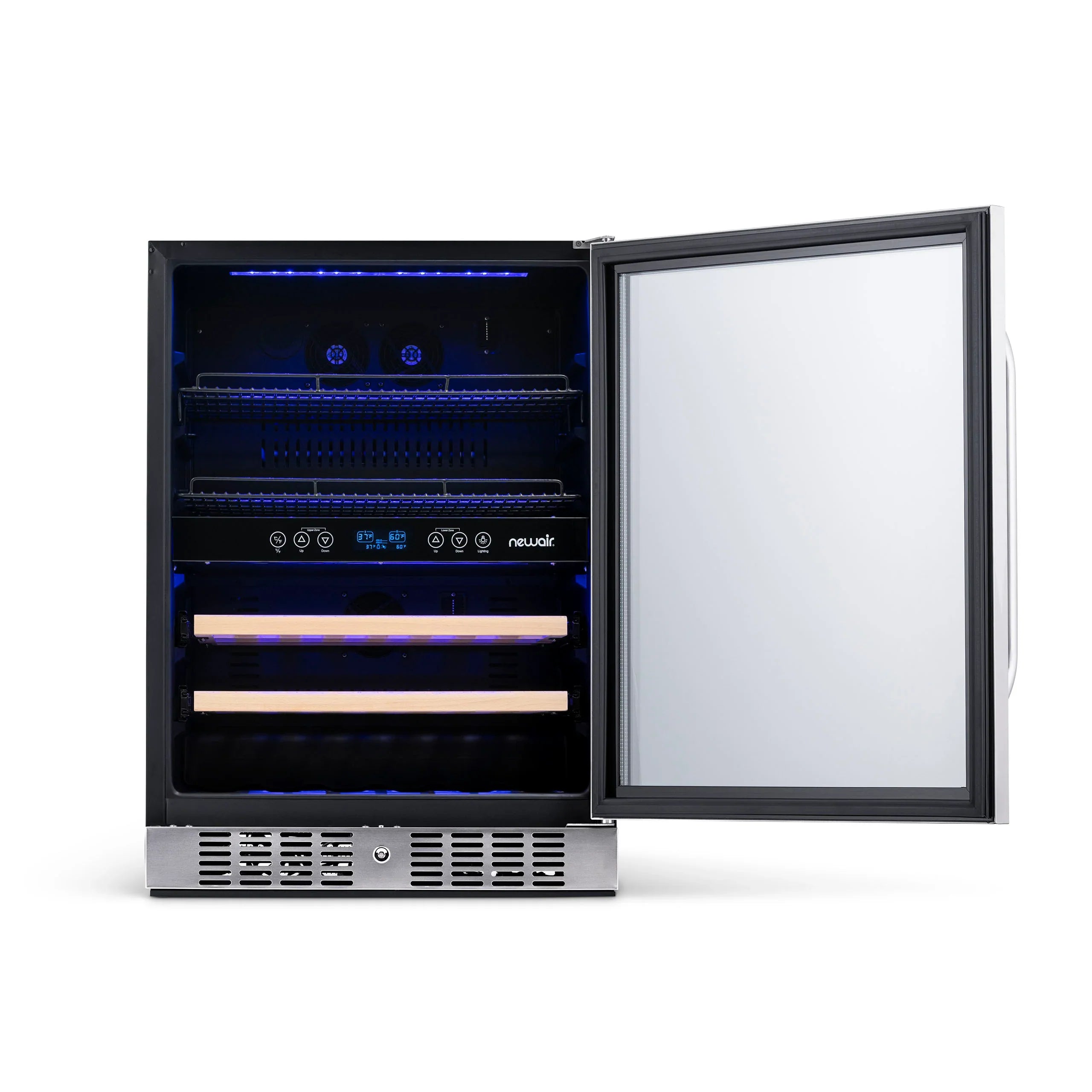 2025 Newair® Refrigerador Empotrable de Doble Zona para 70 Latas y 20 Botellas - 24"