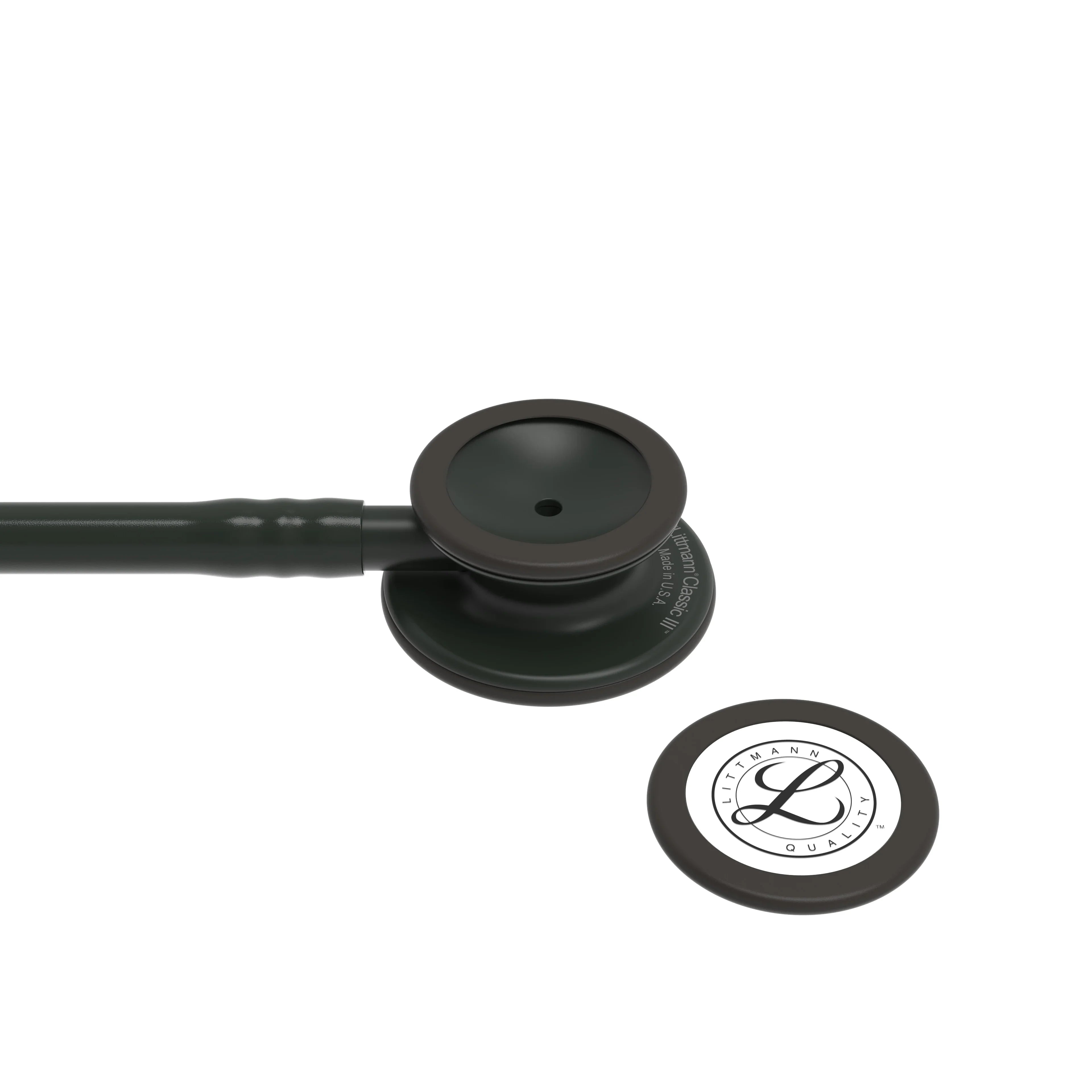 2025 Estetoscopio de Monitoreo Littmann Classic III: Todo Negro 5803