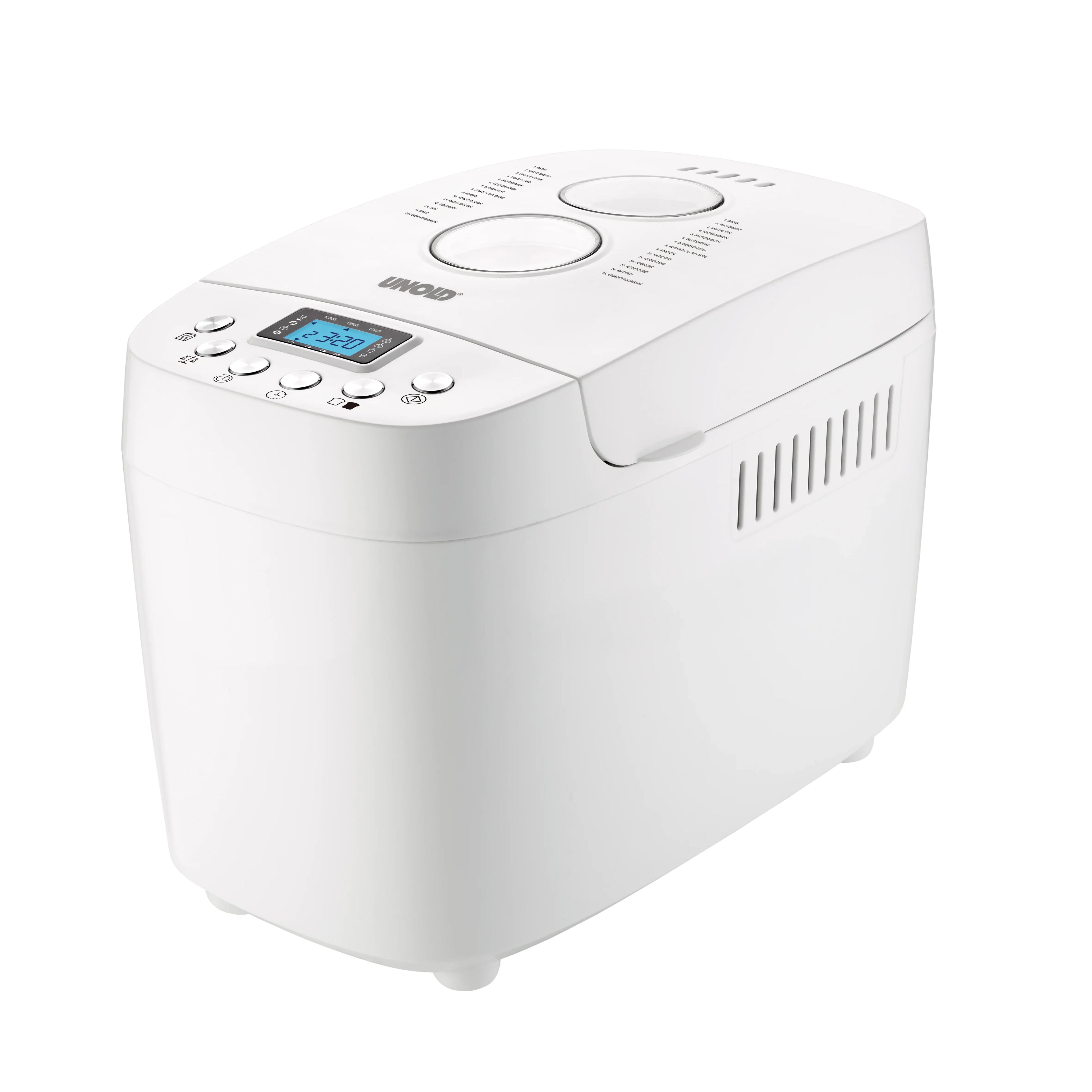 2025 Máquina de pan Unold Backmeister Big 850 W con 15 programas y capacidad de 1.500 g