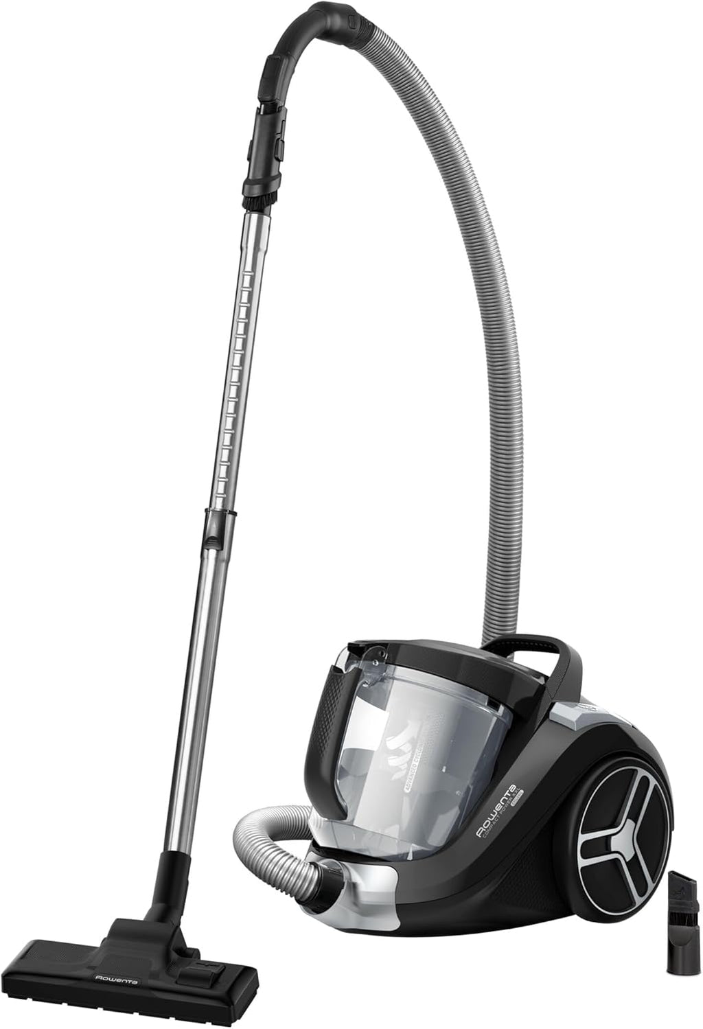 Rowenta Compact Power XXL Aspiradora sin Bolsa, Motor Eficiente Energéticamente de 900W, Filtración Ciclónica Avanzada, Depósito Extra Grande de 2.5L, Compacta, Kit Clásico, Modelo RO4B23