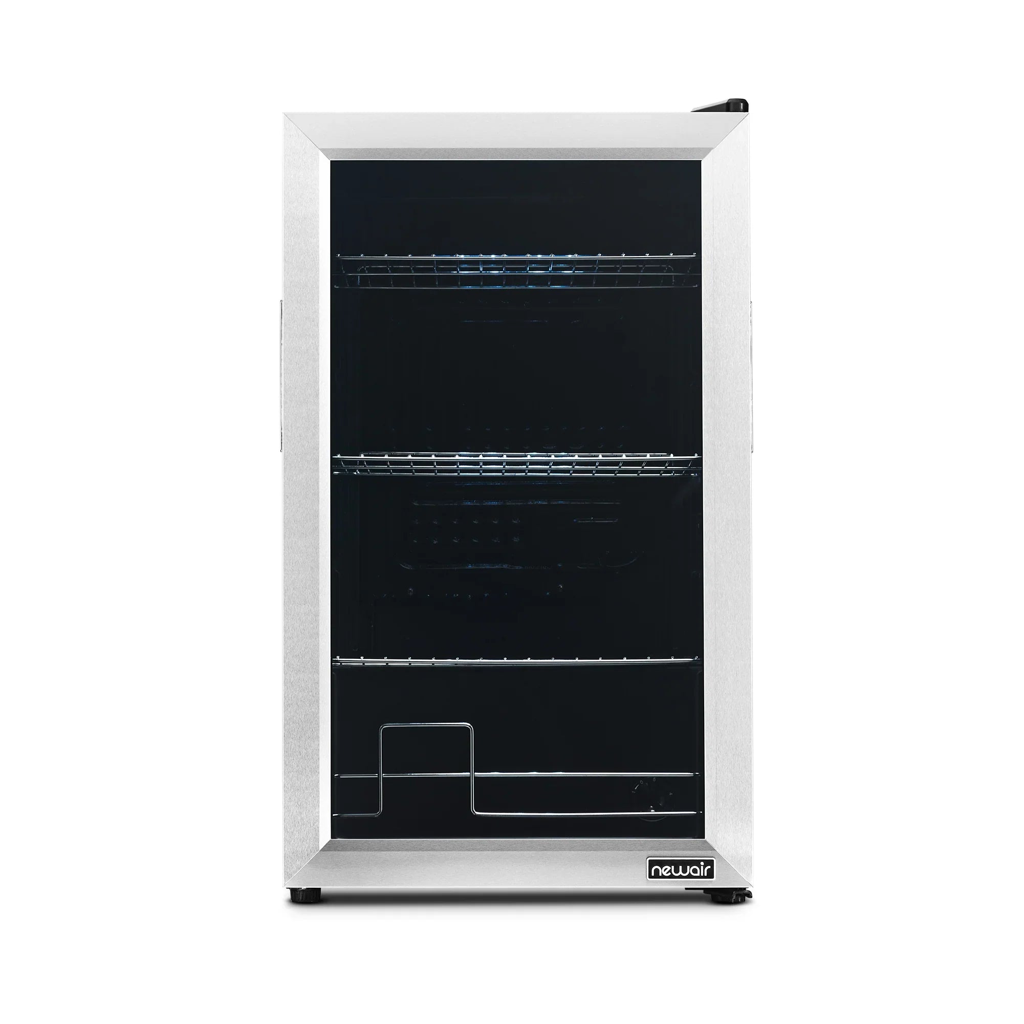 2025 Newair® Refrigerador de Bebidas Independiente de Acero Inoxidable – 100 Latas – 16,93”