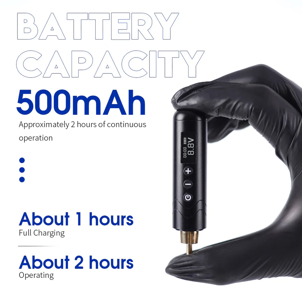 Kit de Baterías Mast Tour2 para Máquina de Tatuaje Inalámbrica tipo Bolígrafo