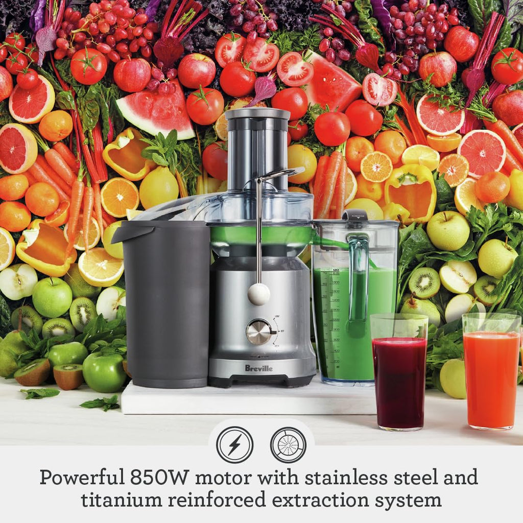 2025 Exprimidor de prensado en frío Breville BJE430SIL