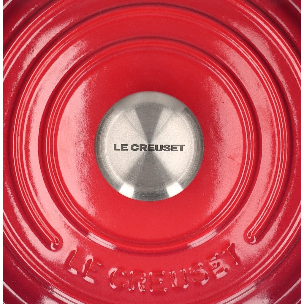 2025 Le Creuset - Sartén para asar / cazuela Signature redonda Cereza 24 cm 4,2 l