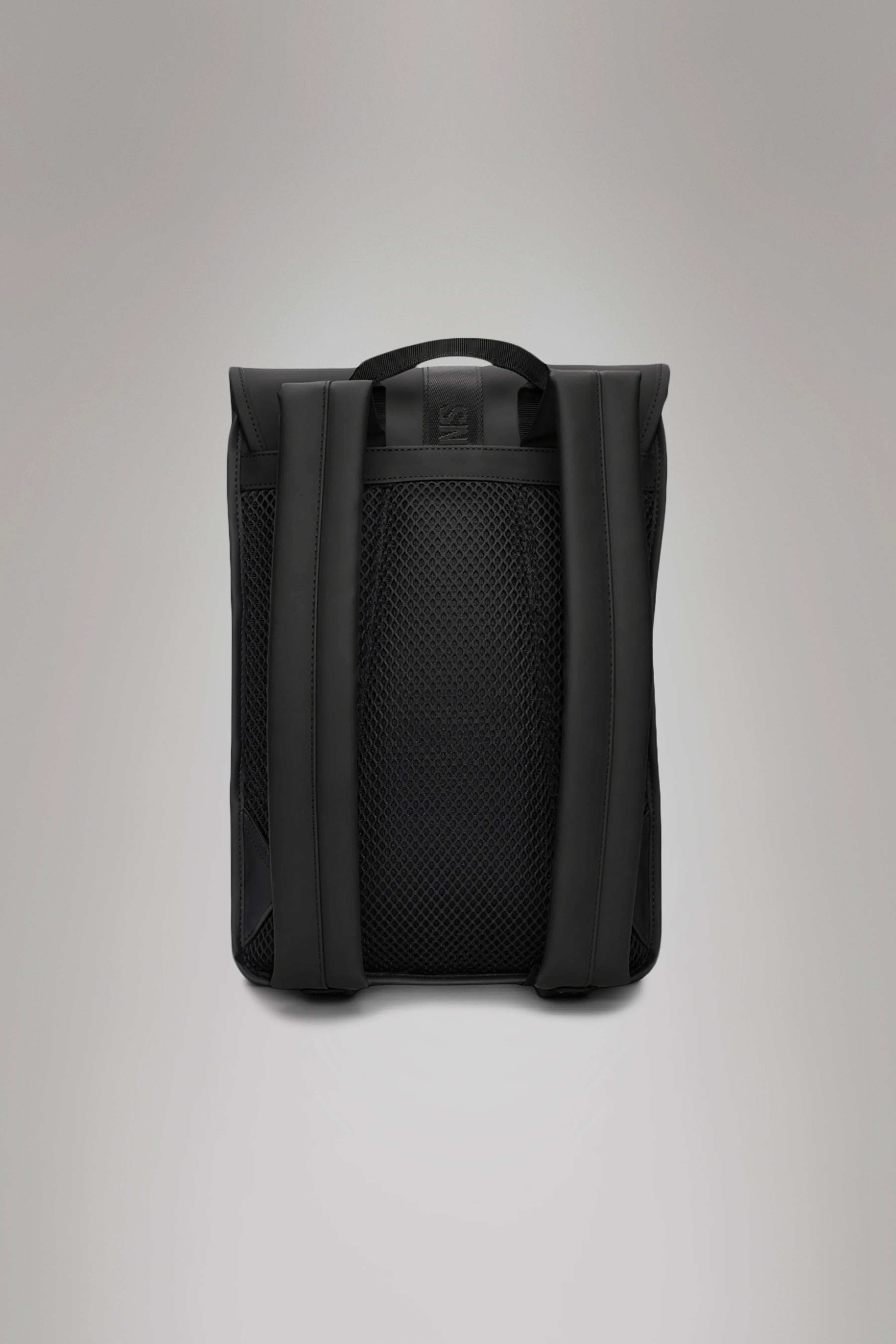 2025 Trail Backpack Mini – Mochila de Día Repelente al Agua (15") con Solapa y Hebilla de Goma – Tejido PU – Compartimento Acolchado para Portátil