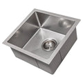 Fregadero de Bar de Cubeta Única de 15 Pulgadas con Montaje Bajo Encimera en Acero Inoxidable Satinado ZLINE Boreal (SUS-15S)