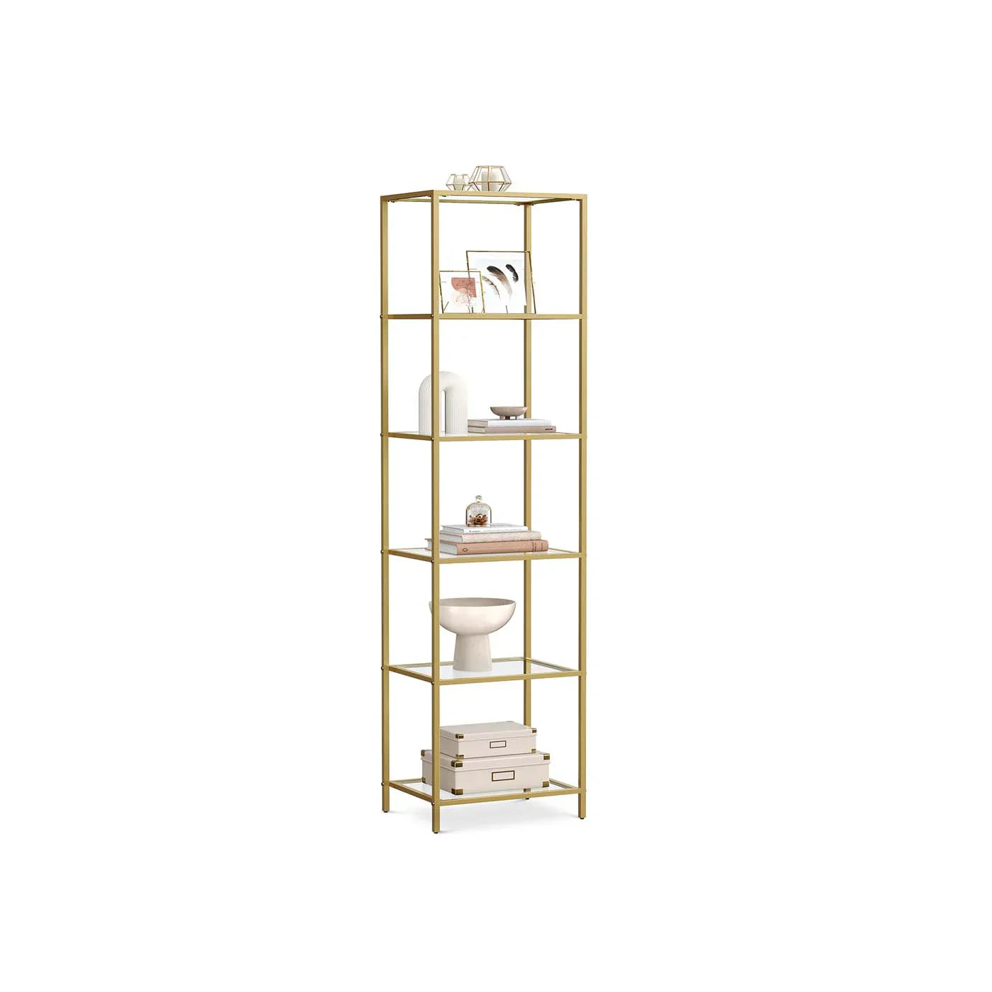 Estantería de Cristal de Almacenamiento Vidrio Templado