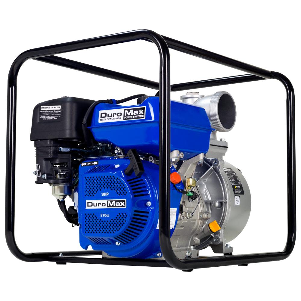 2025 Bomba de Agua DuroMax de 270cc a Gasolina de 4 Pulgadas
