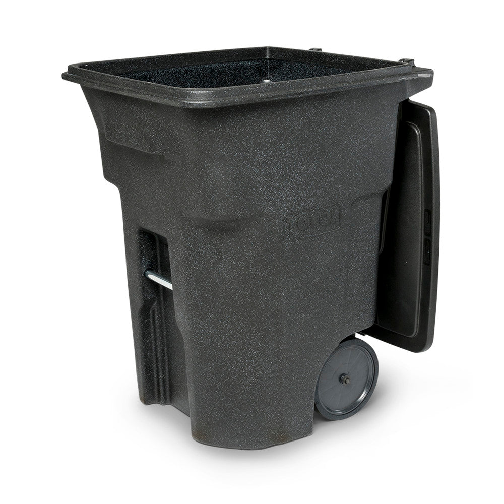 2025 Contenedor de basura Toter de 96 galones con ruedas silenciosas y tapa
