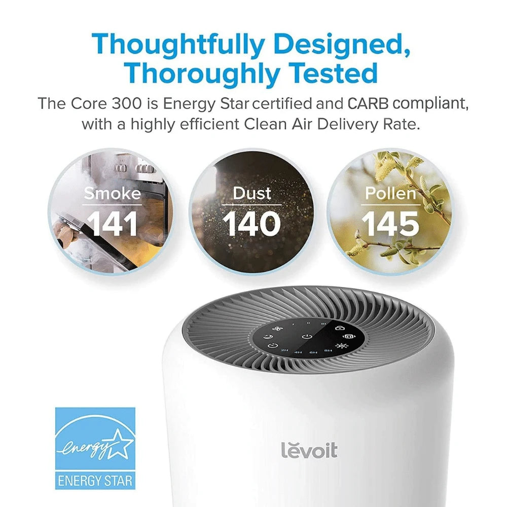 2025 Purificador de Aire Levoit Core 300 con Filtro HEPA Verdadero