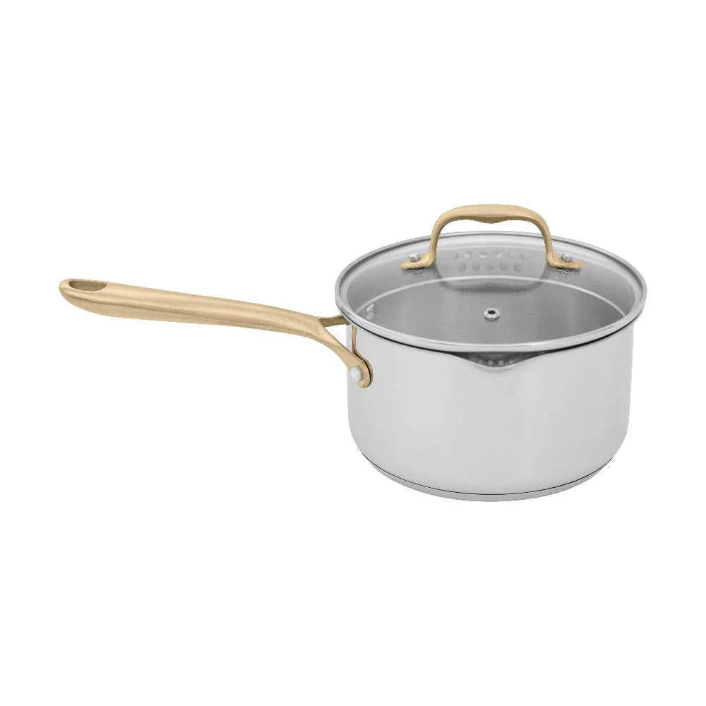 2025 Set de Cocina ZLINE de 10 Piezas en Acero Inoxidable No Tóxico con 3 Piezas de Cerámica Antiadherente (CWSETL-NS-10)