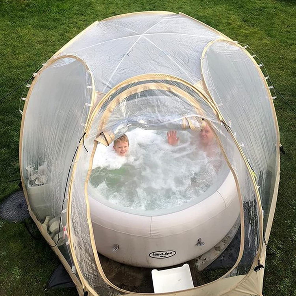 2025 Alvantor Burbuja Tienda Gazebo Pop Up, Refugio Tipo Igloo para 8-10 Personas, Carpa de Jardín y Patio