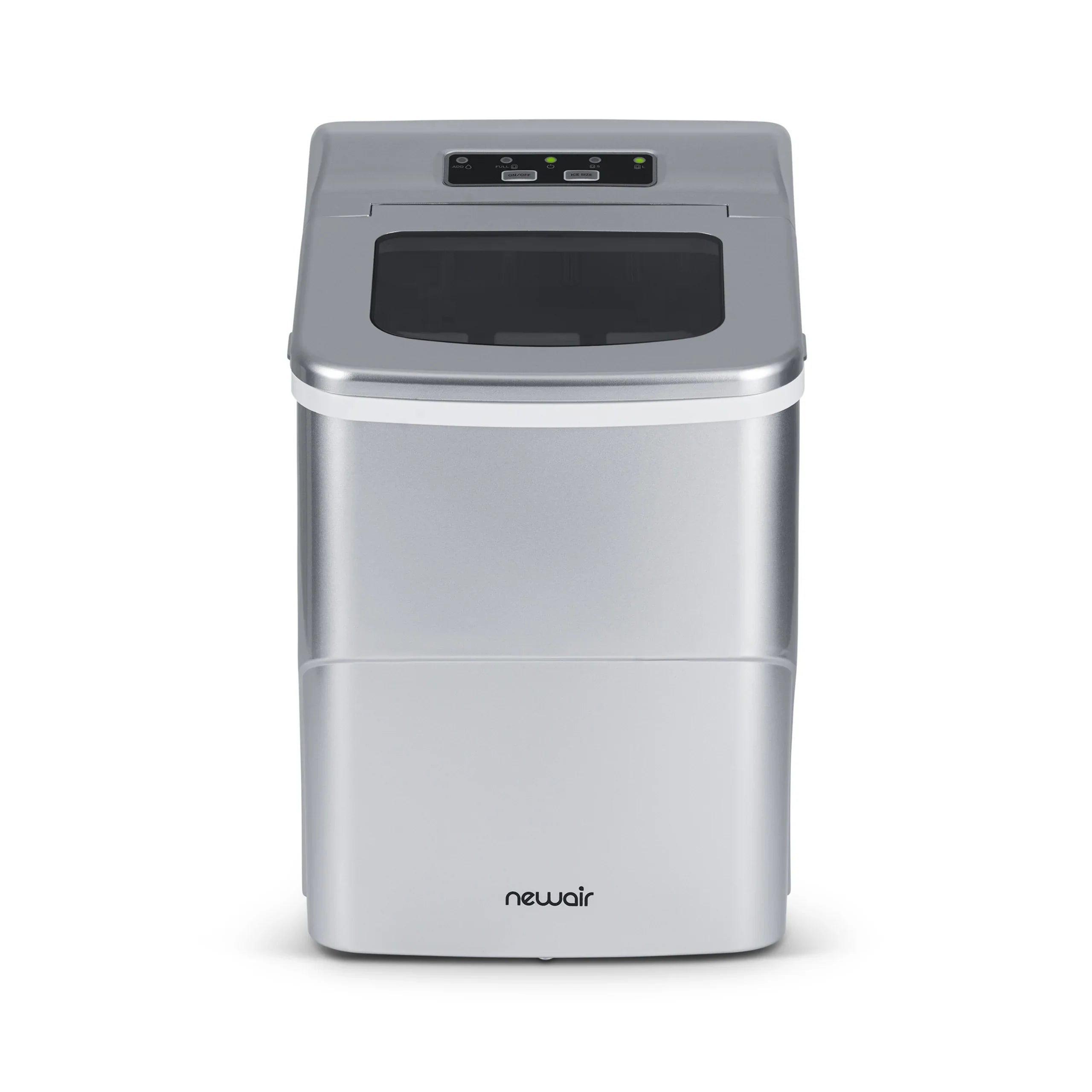 2025 Máquina de Hielo de Encimera Newair® – Cubitos en Forma de Bala, 12 kg/día – Negro Mate