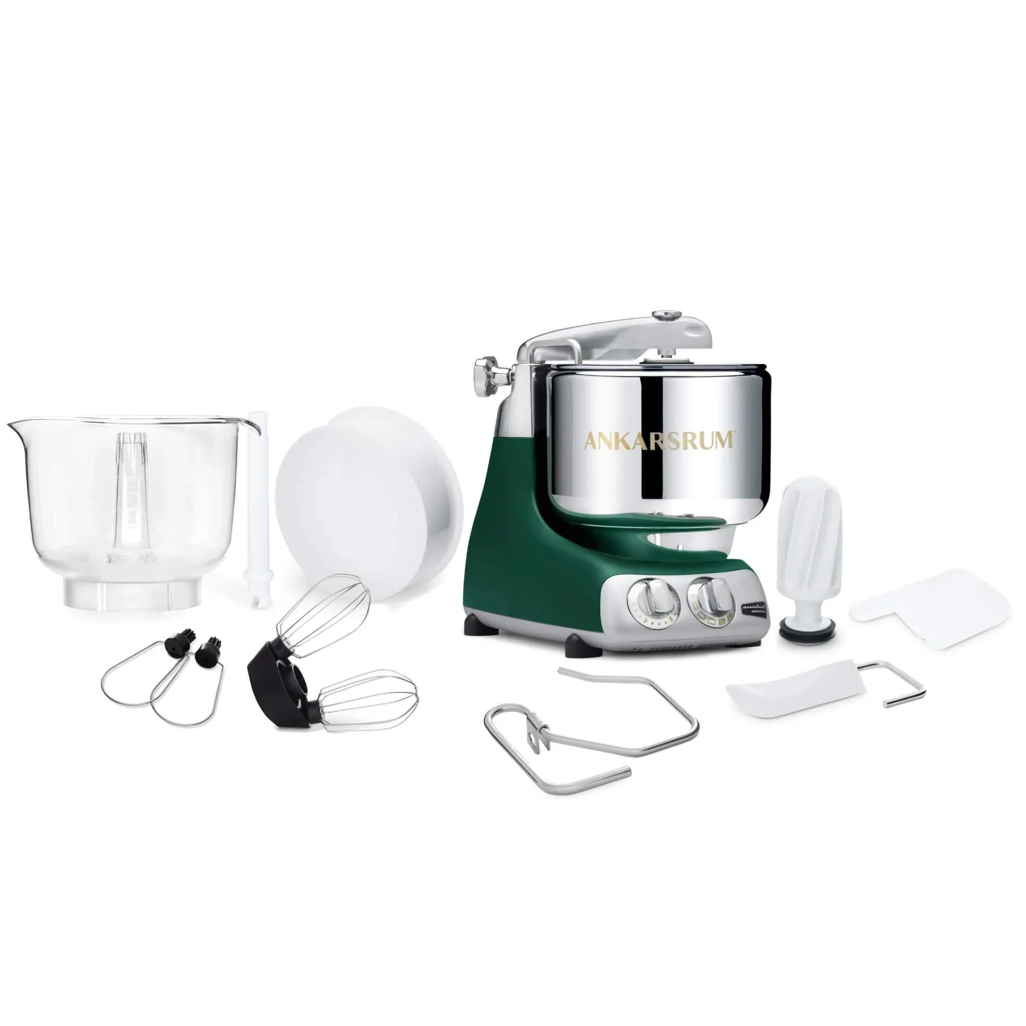2025 Ankarsrum Assistent Original 6230 – robot de cocina multifunción con diseño retro, bol de acero inoxidable de 7 L, motor de 1500 W, accesorios variados, garantía de 7 años