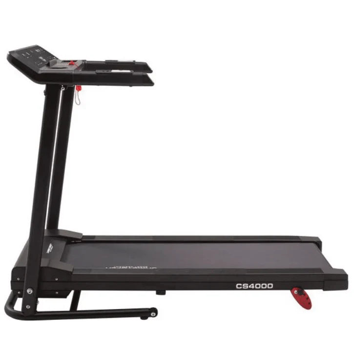 2025 Cinta de correr CS 4000 – 12 programas, compatible con Kinomap y superficie amortiguada para las articulaciones