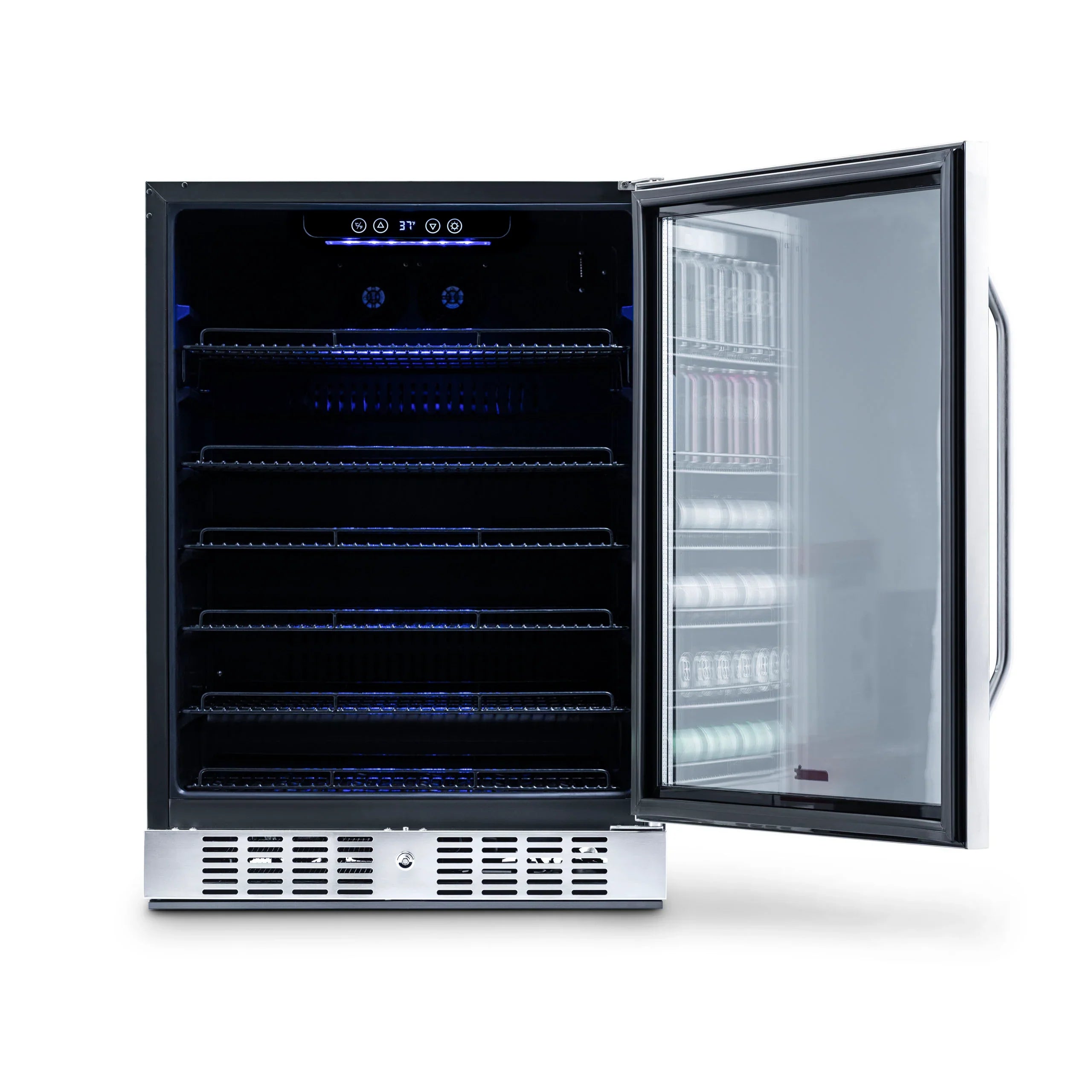 2025 Newair® Refrigerador de Bebidas Empotrable de Acero Inoxidable – 177 Latas – 24"