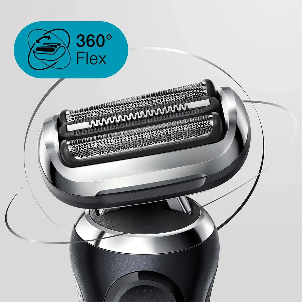 2025 Afeitadora para hombre Braun Series 7 70-N7200cc Afeitado en seco y húmedo con SmartCare Center – Negra