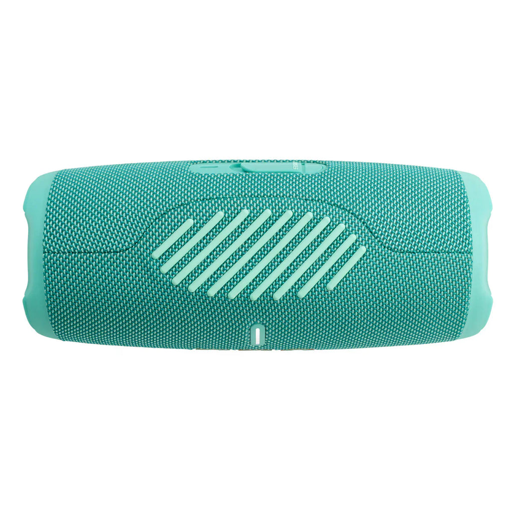 2025 Altavoz Bluetooth portátil resistente al agua JBL Charge 5 con Powerbank – Par (Negro/Teal)