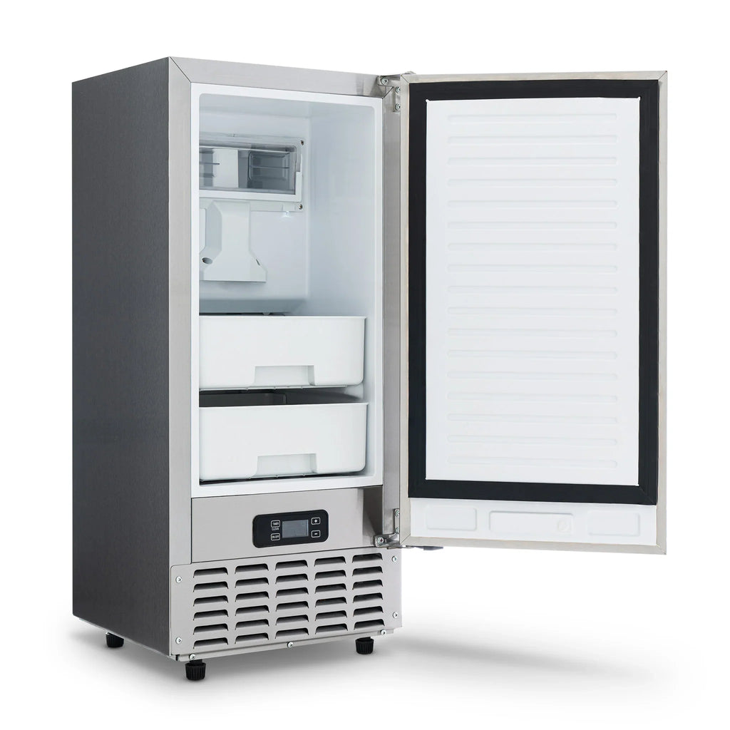 2025 Máquina de Hielo en Trozos Newair 15” Empotrable – 66 lb/día – Acero Inoxidable