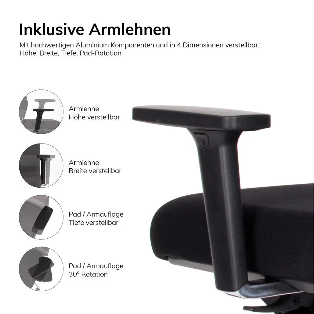 2025 Silla de Oficina Ergonómica Agilis AG10 EL SALVADOR DE ESPALDA con Bandas de Colores – Configurable