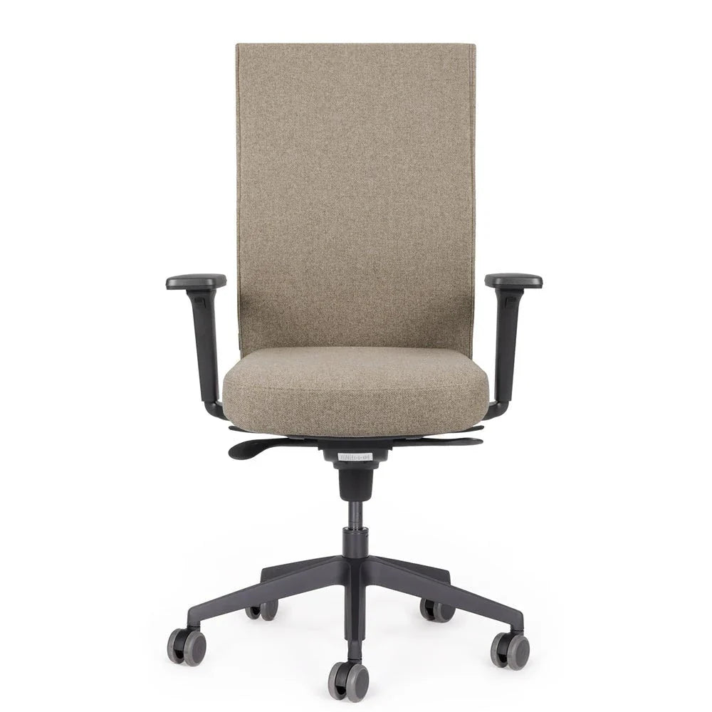 2025 Silla de Oficina Ergonómica lento Genesis | Reposabrazos | Asiento Deslizante | Soporte Lumbar | Tapizado de Lana