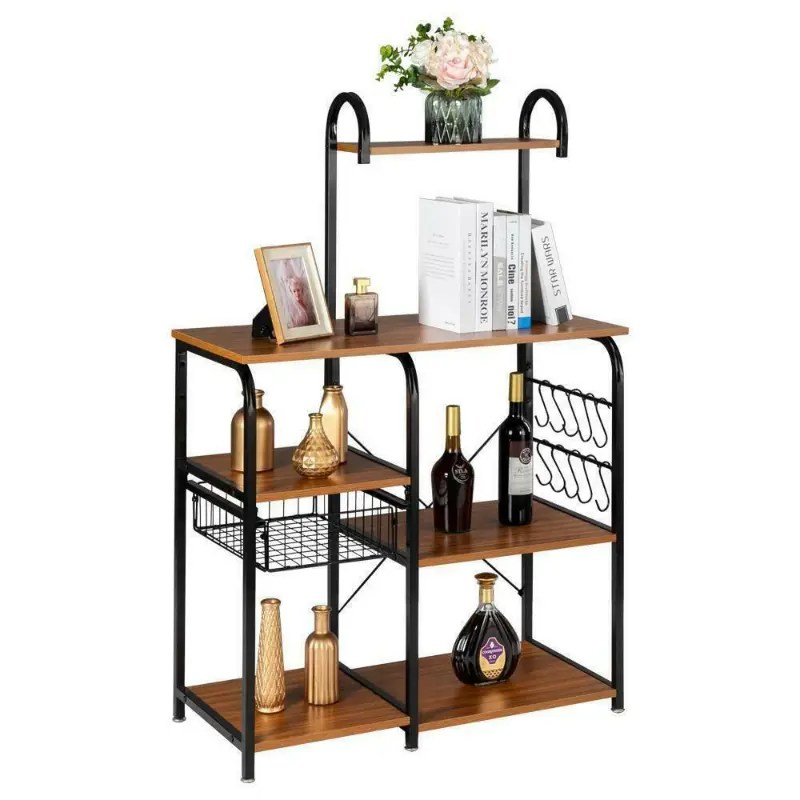 Carro de Almacenamiento para Microondas de Cocina Premium, 35.5”