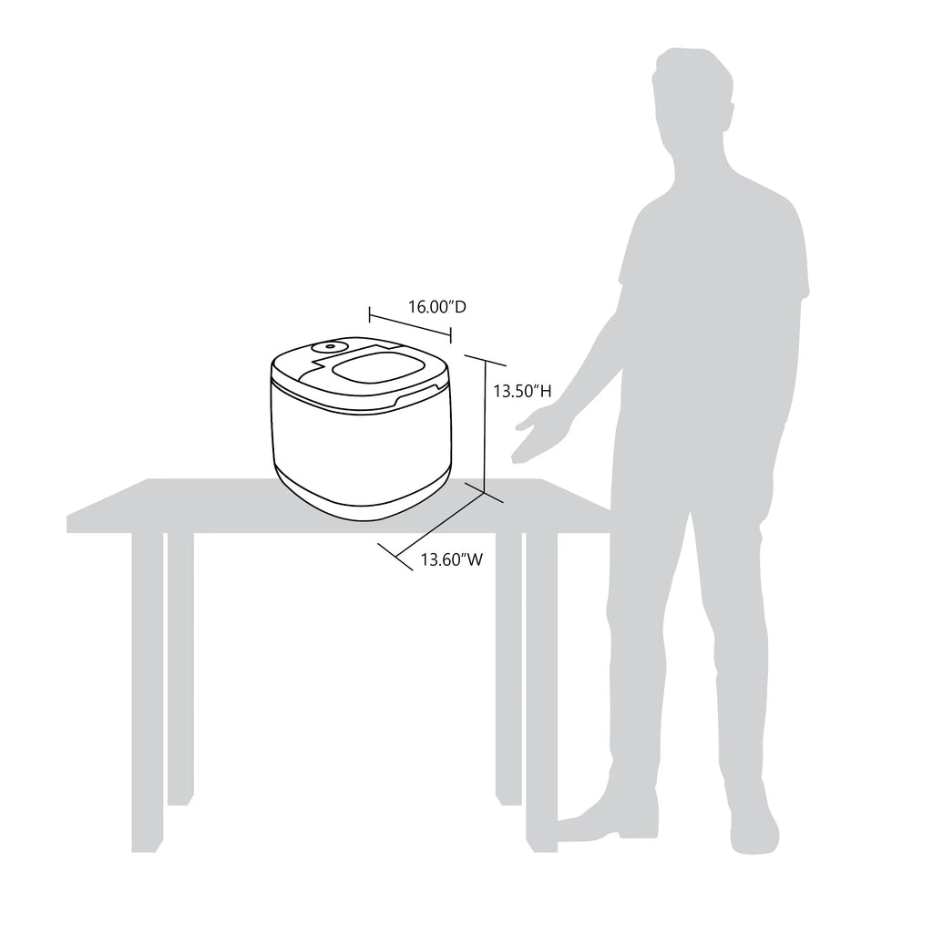 2025 Máquina de Hielo de Encimera Newair® – Cubos de Hielo en Forma de Bala, Blanco