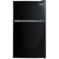 2025 Arctic King 3.2 pies³ - Refrigerador compacto de dos puertas con congelador, negro