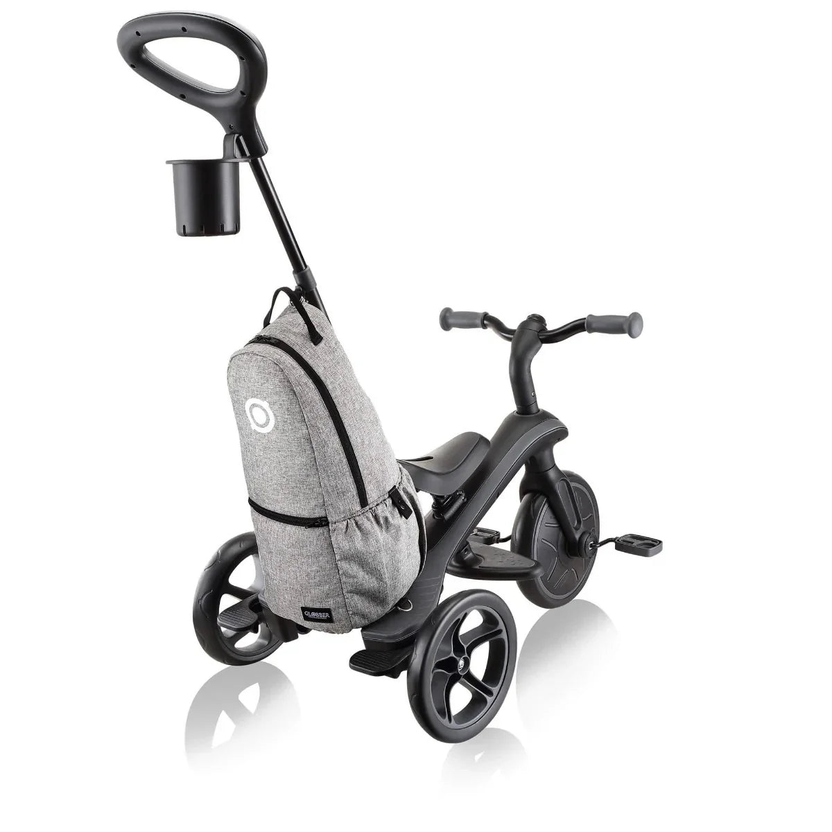 2025 Triciclo Infantil Globber EXPLORER 4 en 1 Deluxe Play – Con Asa Parental y Bolsa de Almacenamiento