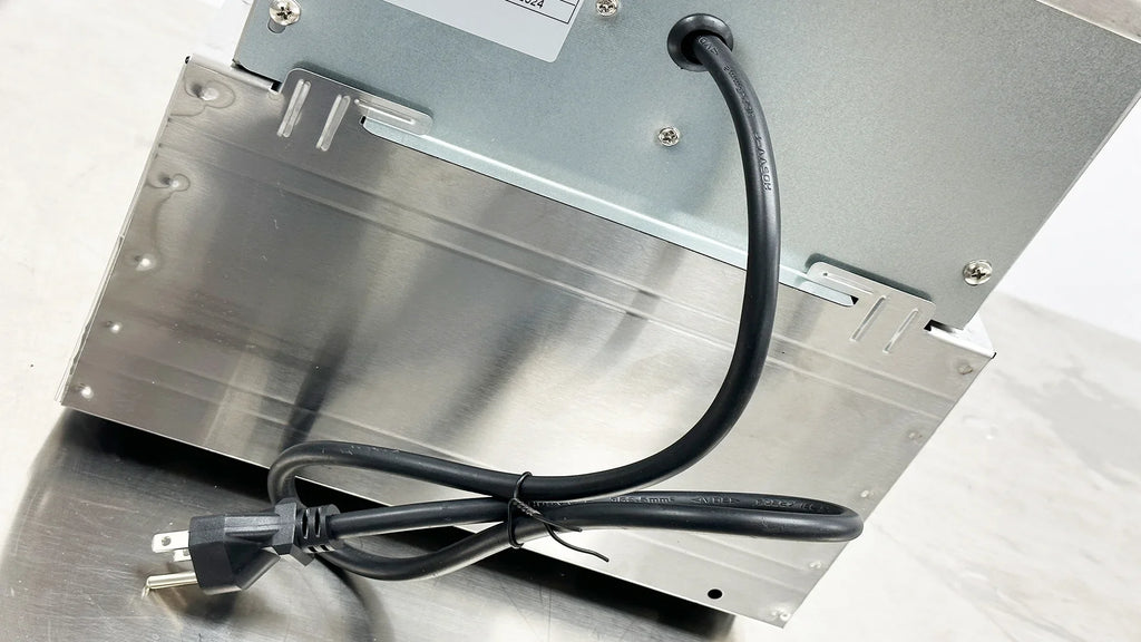 Freidora eléctrica de 1600 W, freidora de mesa de acero inoxidable con gran capacidad, freidora reforzada multifuncional, tanque único comercial de 2,5 galones