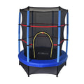Cama Elástica Para Niños Outdoor Toys Happy Jump Blue Ø140x160 Cm Trampolín Infantil Con Red De Seguridad