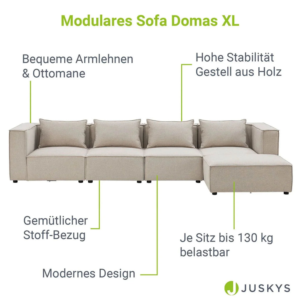 2025 Sofá modular Domas XL - 4 plazas