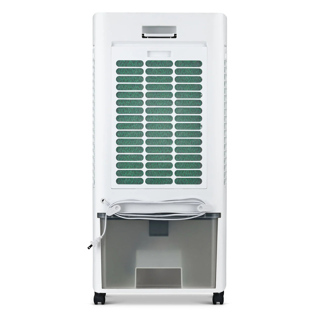 2025 Newair® Enfriador de Aire Evaporativo y Ventilador Portátil 1 600 CFM con Placa de Enfriamiento tipo Panal – Blanco