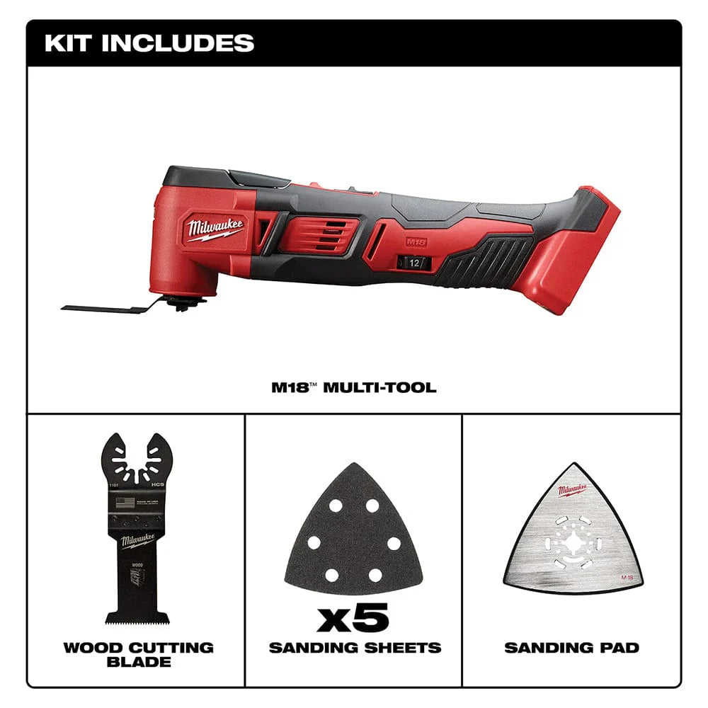 2025 Herramienta Multifunción Milwaukee M18™ – Versatilidad y Potencia para Profesionales