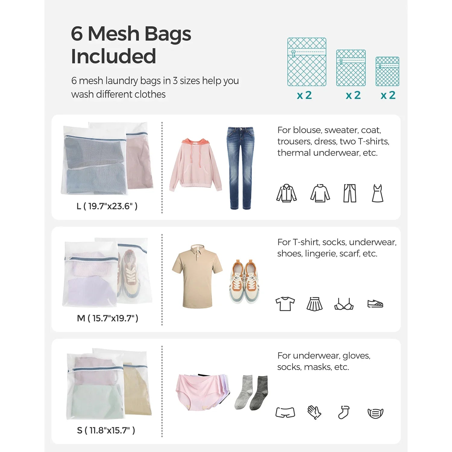 2025 Cesto de ropa 130 litros con bolsas removibles