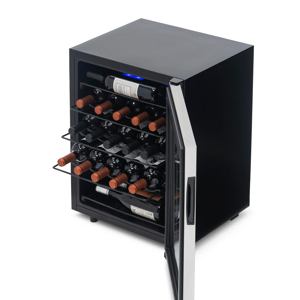 2025 Refrigerador de Vinos Independiente Newair® de Acero Inoxidable – 23 Botellas – 18,9"