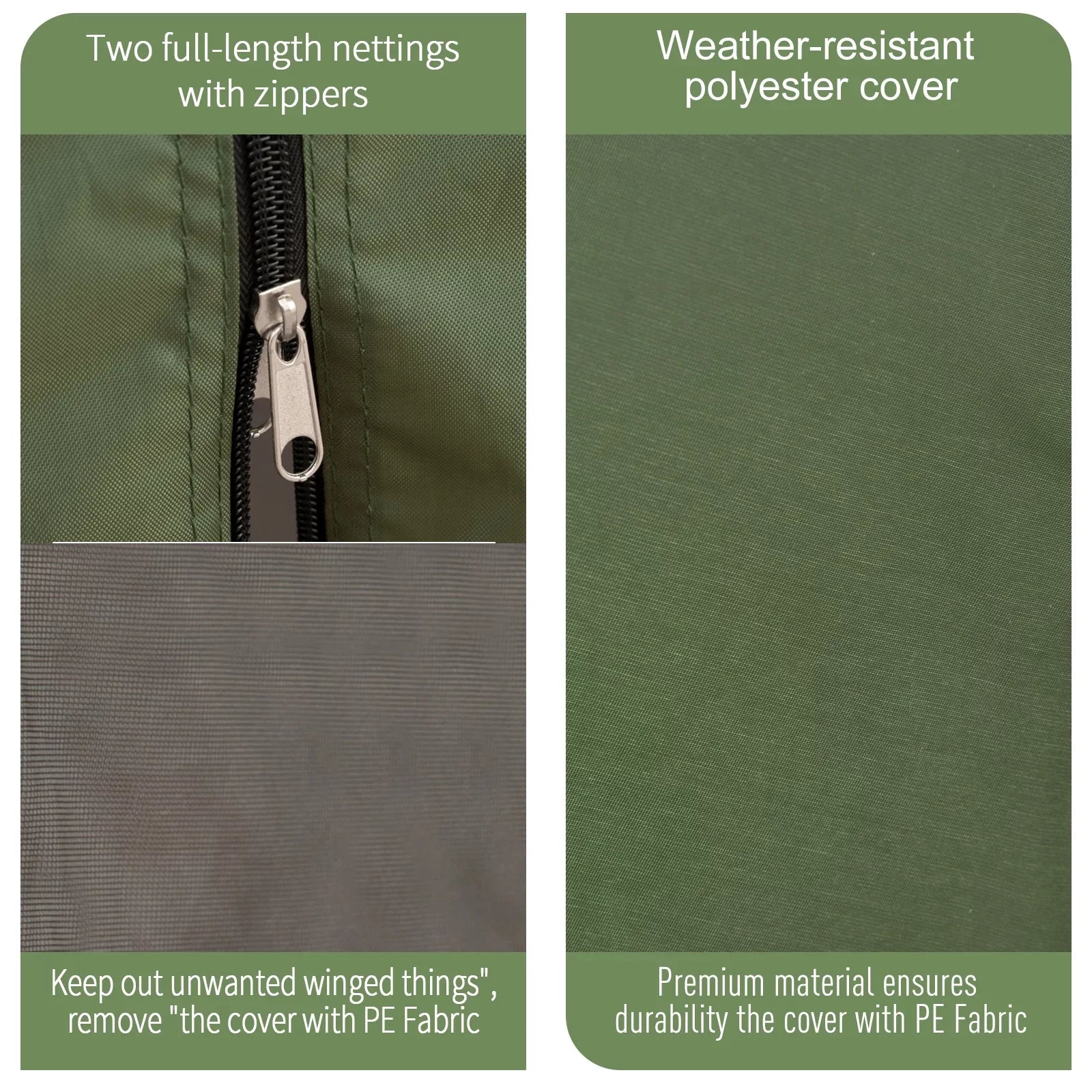 Carpa hexagonal Outsunny 3,6 m x 3,6 m con mosquitera – Pabellón plegable portátil con paredes de malla, bolsa de transporte y espacio sombreado, color verde