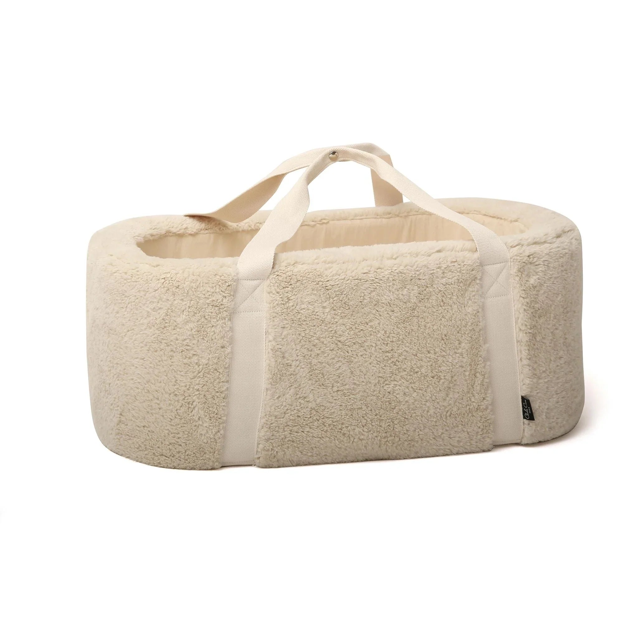 2025 Capazo para bebé Charlie Crane KUKO – Portátil con asas | Estructura de madera natural opcional como cuna | Funda de felpa 100 % poliéster | Espuma de polieter de alta calidad | Para recién nacidos hasta que puedan sentarse o trepar | Sin acceso