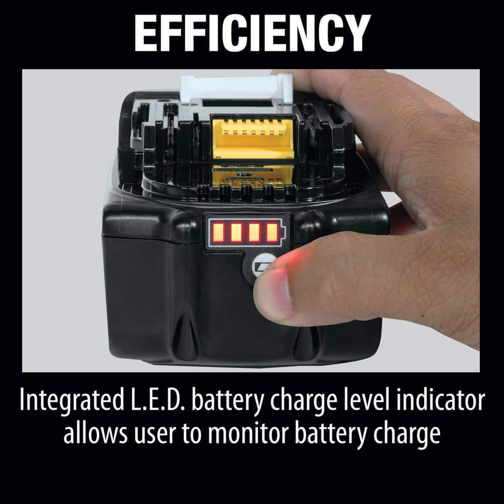2025 Paquete de Batería de 18V LXT y Cargador Rápido Optimum (5.0Ah) con bono 18V LXT Sin Escobillas Cortadora/Amoladora Angular BL1850BDC2XAG04