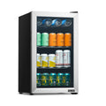 2025 Newair® Refrigerador de Bebidas Independiente de Acero Inoxidable – 100 Latas – 16,93”
