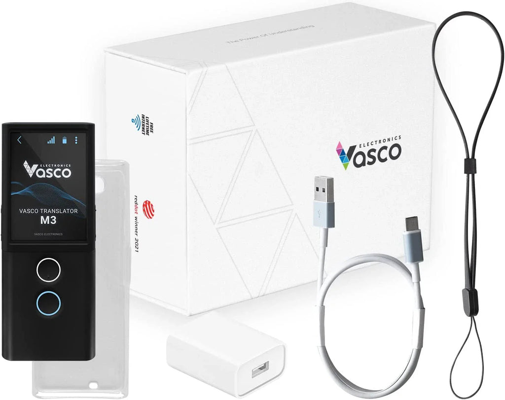 Dispositivo Traductor Vasco M3 | El único traductor con traducción gratuita e ilimitada