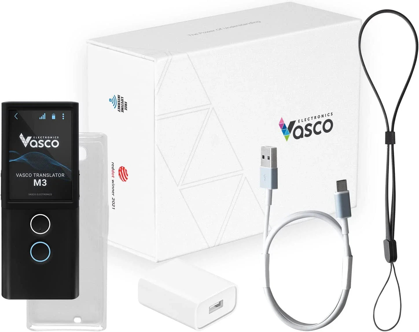 Dispositivo Traductor Vasco M3 | El único traductor con traducción gratuita e ilimitada