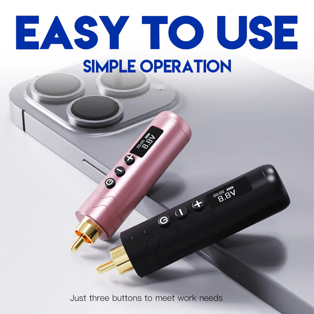 Kit de Baterías Mast Tour2 para Máquina de Tatuaje Inalámbrica tipo Bolígrafo