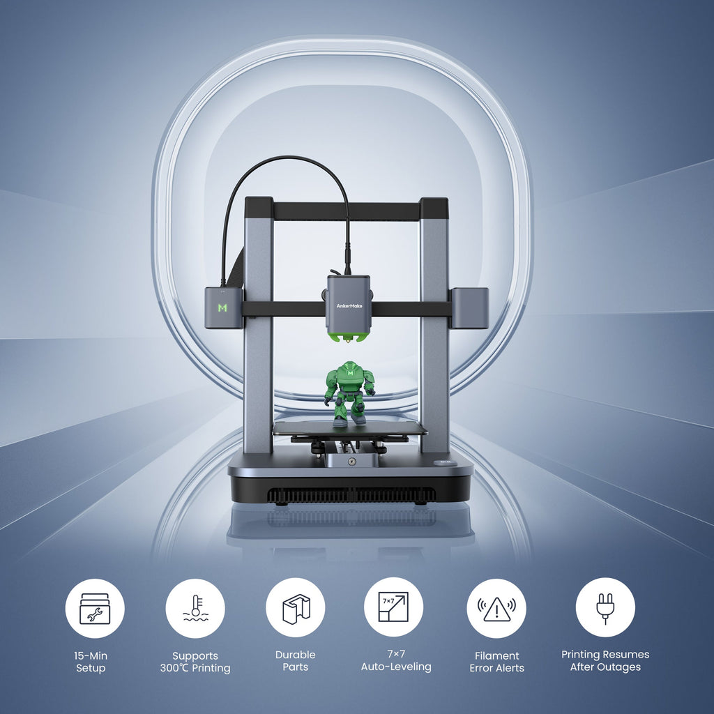 2025 Impresora 3D AnkerMake M5C-B – Precisión, Rapidez y Facilidad de Uso