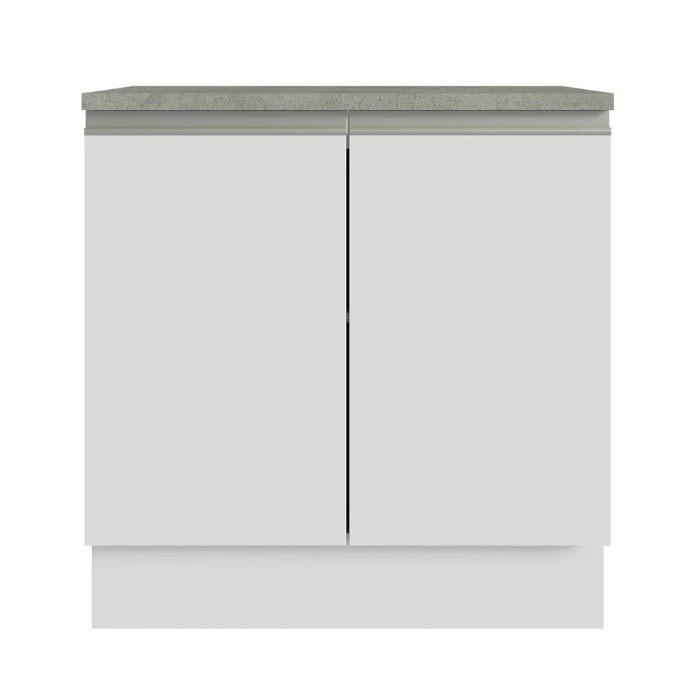 2025 Mueble Para Lavamanos Blanco 80x84cm Individual Sin Lavamanos Y Sin Cajones