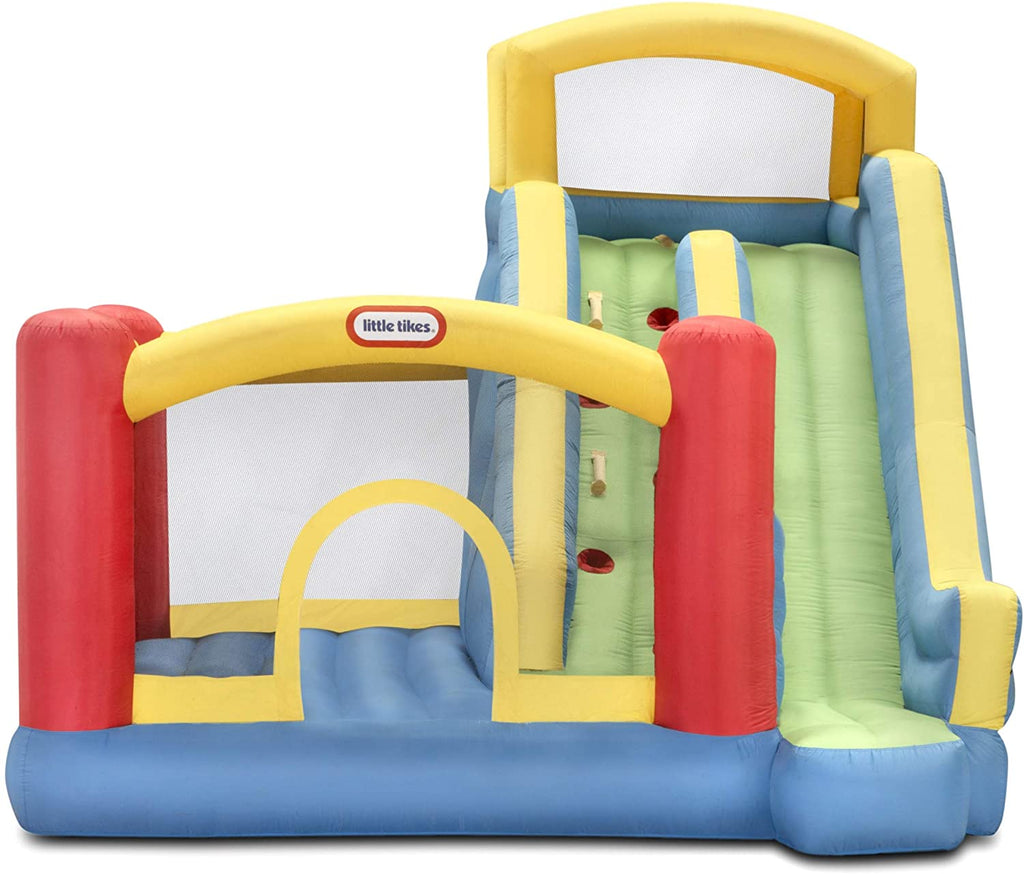 Inflable Gigante con Tobogán y Brincolín Little Tikes