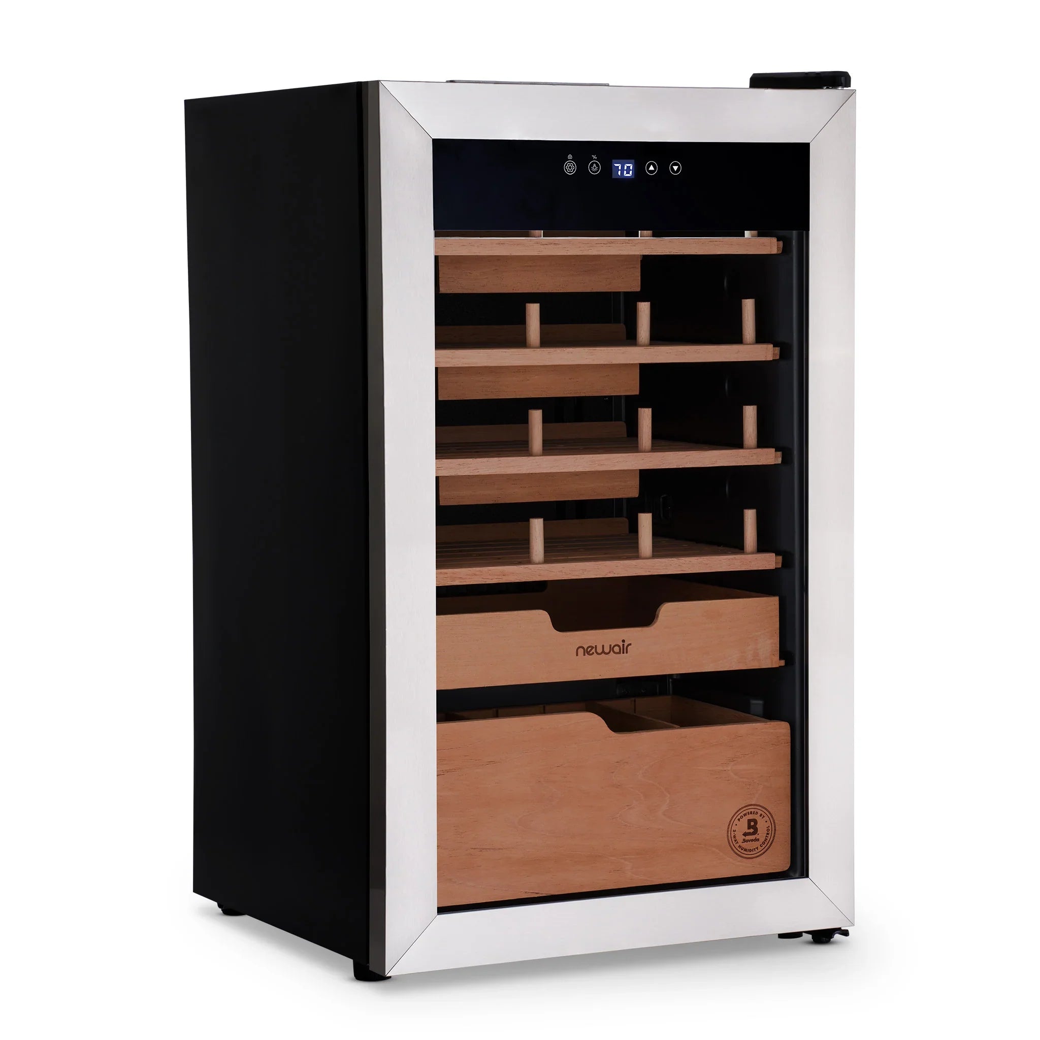 2025 Humidificador Eléctrico para Puros Newair x Boveda – Capacidad para 500 Puros