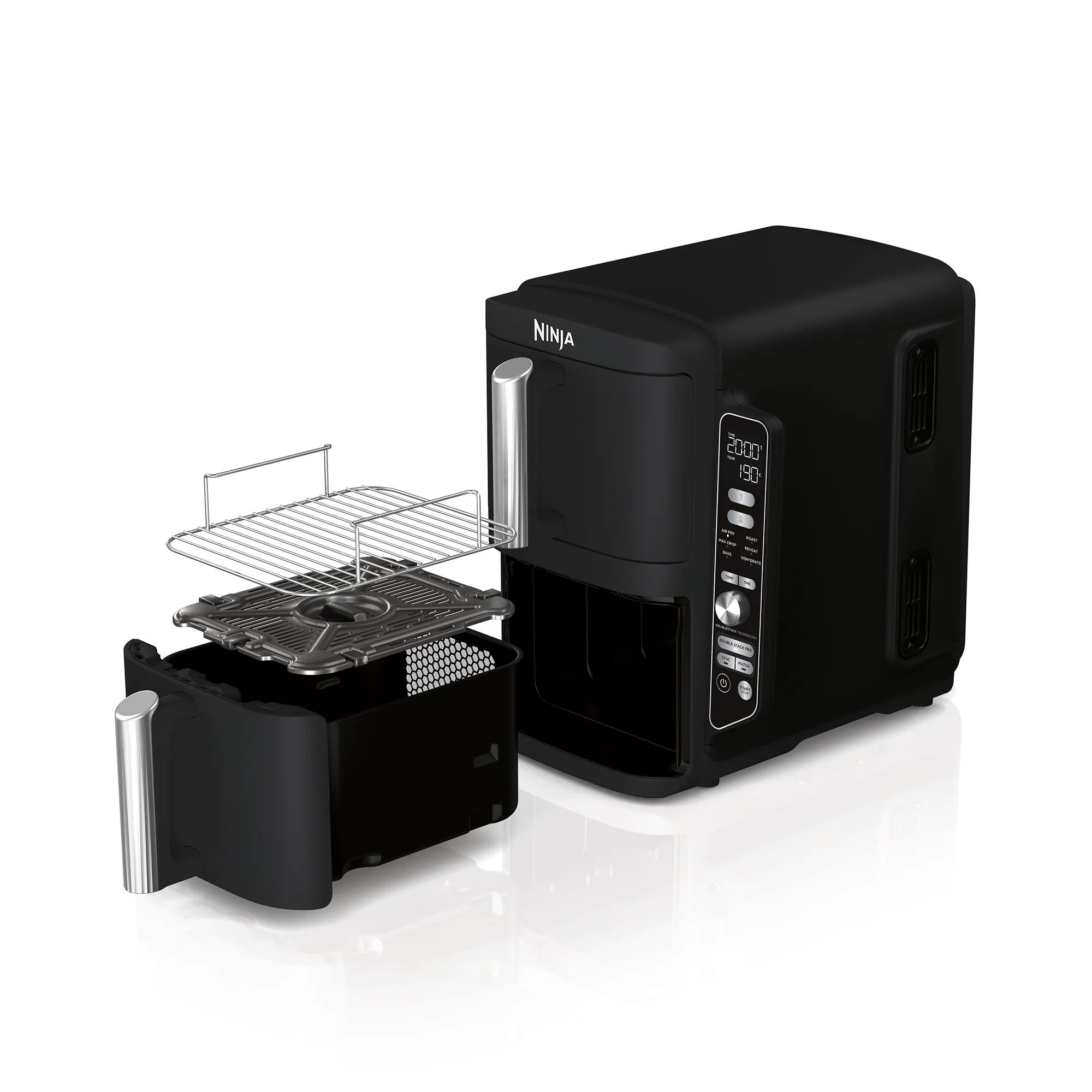 2025 Freidora de aire Ninja DoubleStack™ XXXL 9,5 L con 2 cajones