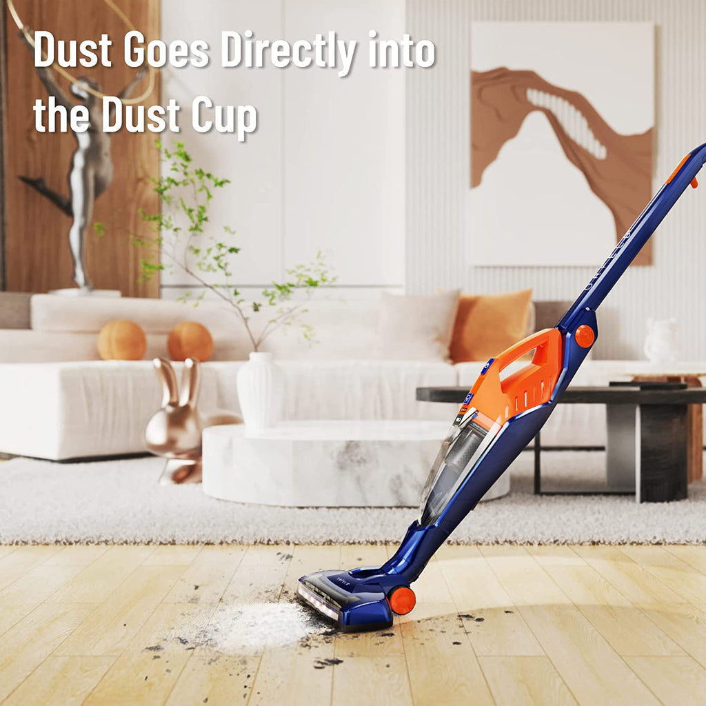 2025 Aspiradora Inalámbrica, ORFELD Stick Vacuum Cleaner 4 en 1 Ligera